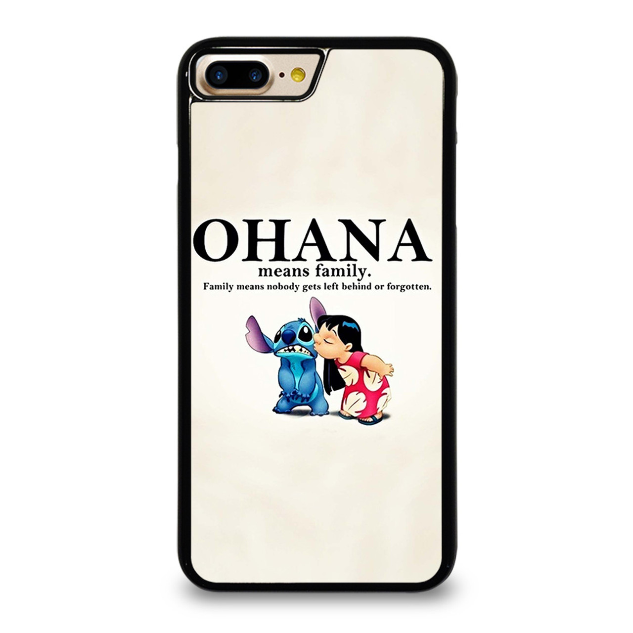 Lilo And Stitch Ohana Family Disney Iphone 7 Plus Case Cover