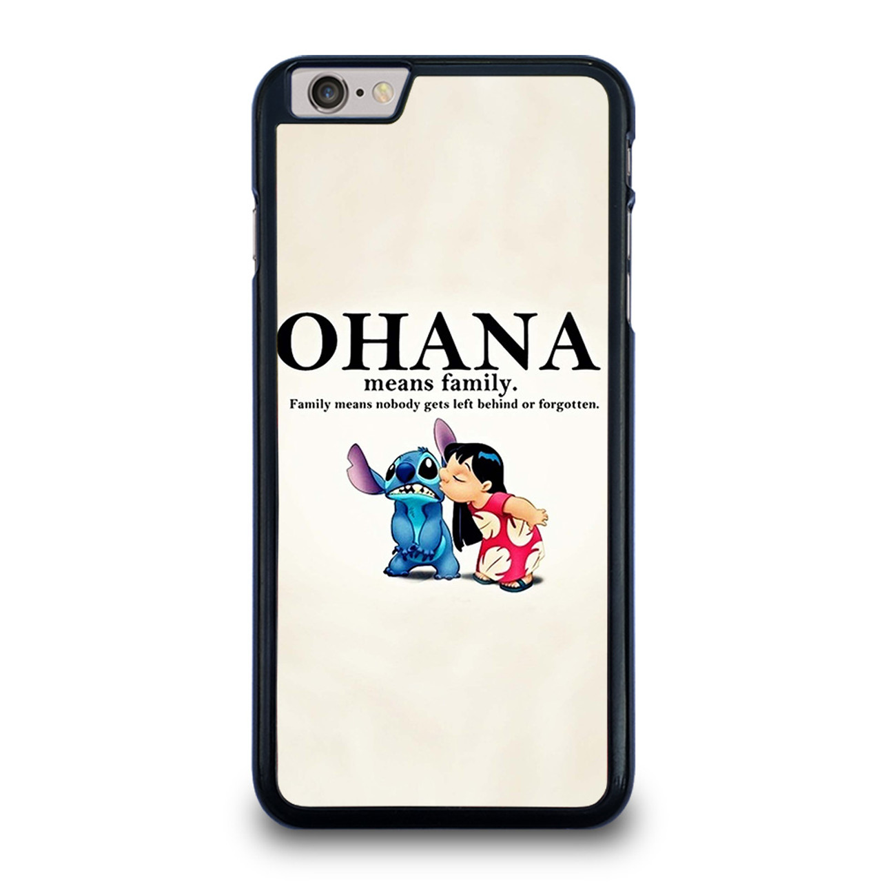 gebruiker Maak avondeten sneeuwman LILO AND STITCH OHANA FAMILY Disney iPhone 6 / 6S Plus Case Cover