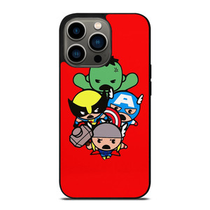 KAWAII CAPTAIN AMERICA HULK THOR WOLVERINE Marvel Avengers iPhone 13 Pro Case Cover KAWAII CAPTAIN AMERICA HULK THOR WOLVERINE Marvel Avengers iPhone 13 Pro Case Cover