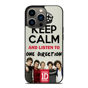 KEEP CALM AND LISTEN TO ONE DIRECTION iPhone 13 Pro Case Cover KEEP CALM AND LISTEN TO ONE DIRECTION iPhone 13 Pro Case Cover