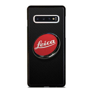 LEICA CAMERA LOGO CARBON Samsung Galaxy S10 Case Cover LEICA CAMERA LOGO CARBON Samsung Galaxy S10 Case Cover