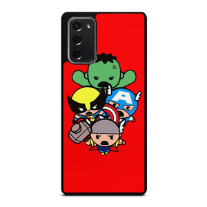 KAWAII CAPTAIN AMERICA HULK THOR WOLVERINE Marvel Avengers Samsung Galaxy Note 20 Case Cover KAWAII CAPTAIN AMERICA HULK THOR WOLVERINE Marvel Avengers Samsung Galaxy Note 20 Case Cover