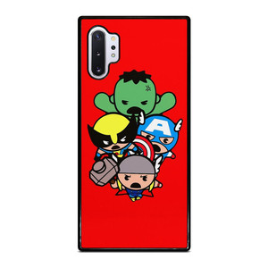 KAWAII CAPTAIN AMERICA HULK THOR WOLVERINE Marvel Avengers Samsung Galaxy Note 10 Plus Case Cover KAWAII CAPTAIN AMERICA HULK THOR WOLVERINE Marvel Avengers Samsung Galaxy Note 10 Plus Case Cover
