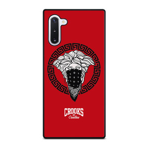 CROOK AND CASTLES BANDANA RED Samsung Galaxy Note 10 Case Cover CROOK AND CASTLES BANDANA RED Samsung Galaxy Note 10 Case Cover
