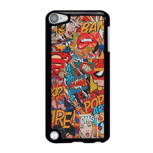 SUPERHERO DC MARVEL POP ART iPod Touch 7 Case Cover
