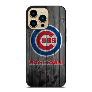 CHICAGO CUBS WOODEN LOGO iPhone 14 Pro Max Case Cover CHICAGO CUBS WOODEN LOGO iPhone 14 Pro Max Case Cover