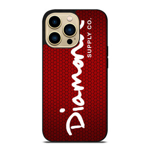 DIAMOND SUPPLY CO RED CARBON iPhone 14 Pro Max Case Cover DIAMOND SUPPLY CO RED CARBON iPhone 14 Pro Max Case Cover