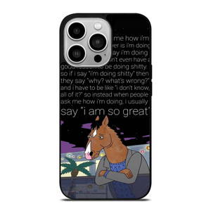 BOJACK HOSEMAN QUOTES iPhone 14 Pro Case Cover BOJACK HOSEMAN QUOTES iPhone 14 Pro Case Cover