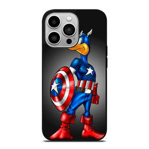 CAPTAIN AMERICA DAFFY DUCK iPhone 14 Pro Case Cover CAPTAIN AMERICA DAFFY DUCK iPhone 14 Pro Case Cover