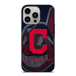 CLEVELAND INDIANS METAL LOGO iPhone 14 Pro Case Cover CLEVELAND INDIANS METAL LOGO iPhone 14 Pro Case Cover