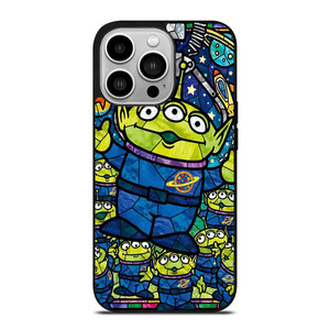 DISNEY TOY STORY ALIEN ART GLASS iPhone 14 Pro Case Cover DISNEY TOY STORY ALIEN ART GLASS iPhone 14 Pro Case Cover