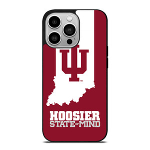 HOOSIER STATE OF MIND INDIANA iPhone 14 Pro Case Cover HOOSIER STATE OF MIND INDIANA iPhone 14 Pro Case Cover