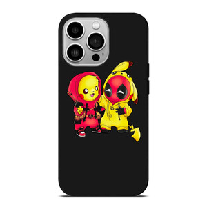 PIKACHU POKEMON AND DEADPOOL iPhone 14 Pro Case Cover PIKACHU POKEMON AND DEADPOOL iPhone 14 Pro Case Cover