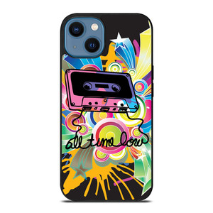 ALL TIME LOW RETRO CASSETE iPhone 14 Case Cover ALL TIME LOW RETRO CASSETE iPhone 14 Case Cover