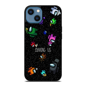 AMONG US CHARACTER SPACE iPhone 14 Case Cover AMONG US CHARACTER SPACE iPhone 14 Case Cover