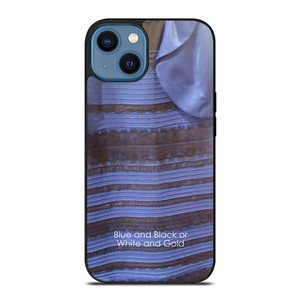 BLUE AND BLACK OR WHITE AND GOLD iPhone 14 Case Cover BLUE AND BLACK OR WHITE AND GOLD iPhone 14 Case Cover