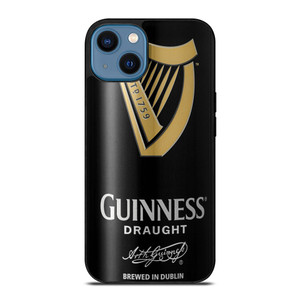 GUINNESS DRAUGHT BREWED IN DUBLIN iPhone 14 Case Cover GUINNESS DRAUGHT BREWED IN DUBLIN iPhone 14 Case Cover