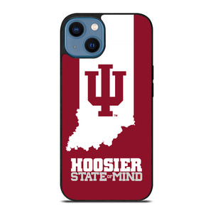 HOOSIER STATE OF MIND INDIANA iPhone 14 Case Cover HOOSIER STATE OF MIND INDIANA iPhone 14 Case Cover