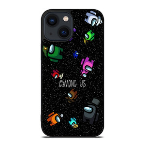 AMONG US CHARACTER SPACE iPhone 14 Plus Case Cover AMONG US CHARACTER SPACE iPhone 14 Plus Case Cover