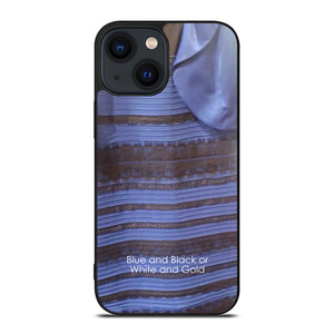BLUE AND BLACK OR WHITE AND GOLD iPhone 14 Plus Case Cover BLUE AND BLACK OR WHITE AND GOLD iPhone 14 Plus Case Cover