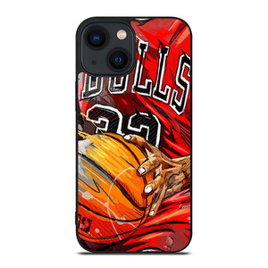 CHICAGO BULLS TEAM BASKETBALL ART iPhone 14 Plus Case Cover CHICAGO BULLS TEAM BASKETBALL ART iPhone 14 Plus Case Cover