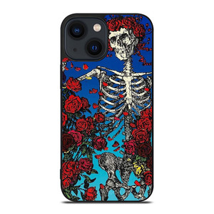 GRATEFUL DEAD SKULL AND ROSE iPhone 14 Plus Case Cover GRATEFUL DEAD SKULL AND ROSE iPhone 14 Plus Case Cover