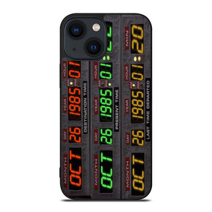 TIME CIRCUITS BACK TO THE FUTURE iPhone 14 Plus Case Cover TIME CIRCUITS BACK TO THE FUTURE iPhone 14 Plus Case Cover