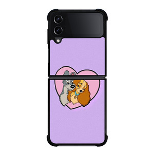 CARTOON LADY AND THE TRAMP DISNEY IN LOVE Samsung Galaxy Z Flip 4 Case Cover CARTOON LADY AND THE TRAMP DISNEY IN LOVE Samsung Galaxy Z Flip 4 Case Cover