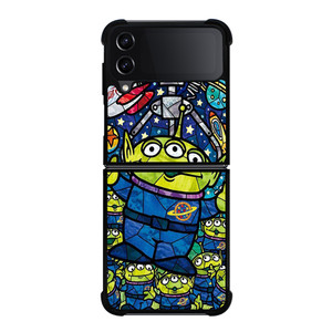 DISNEY TOY STORY ALIEN ART GLASS Samsung Galaxy Z Flip 4 Case Cover DISNEY TOY STORY ALIEN ART GLASS Samsung Galaxy Z Flip 4 Case Cover