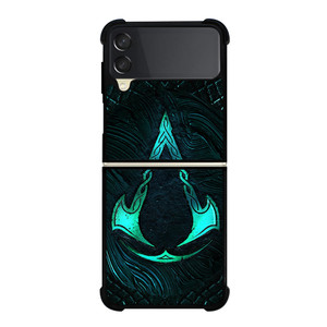 ASSASSIN'S CREED GREEN LOGO Samsung Galaxy Z Flip 3 Case Cover ASSASSIN'S CREED GREEN LOGO Samsung Galaxy Z Flip 3 Case Cover