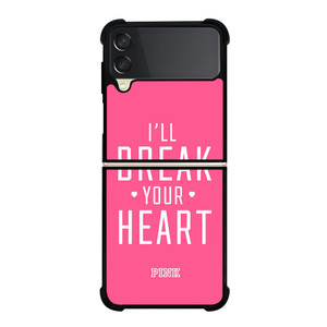 VICTORIA'S SECRET PINK I'LL BREAK YOUR HEART Samsung Galaxy Z Flip 3 Case Cover VICTORIA'S SECRET PINK I'LL BREAK YOUR HEART Samsung Galaxy Z Flip 3 Case Cover