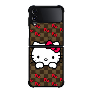 LOUIS VUITTON LV PATTERN LOGO HELLO KITTY Samsung Galaxy Z Flip 4