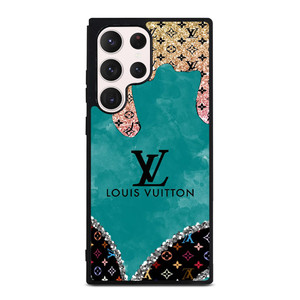 Pink Louis Vuitton Seamless Pattern Samsung Galaxy S22 Ultra Clear