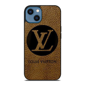 LV LOUIS VUITTON LOGO BROWN LEATHER BAG iPhone 14 Pro Max Case Cover