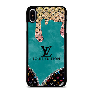 LOUIS VUITTON LV LOGO PATTERN RED iPhone XS Max Case Cover