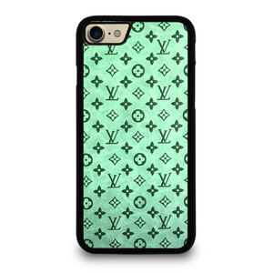 LOUIS VUITTON LOGO GREEN ICON PATTERN iPhone 7 Plus Case Cover