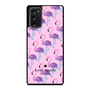 KATE SPADE NEW YORK LOGO FLAMENGOS PATTERN Samsung Galaxy Note 20 Case Cover KATE SPADE NEW YORK LOGO FLAMENGOS PATTERN Samsung Galaxy Note 20 Case Cover