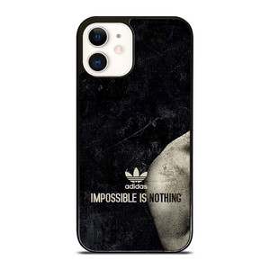 ADIDAS IMPOSSIBLE IS NOTHING iPhone 12 Case Cover ADIDAS IMPOSSIBLE IS NOTHING iPhone 12 Case Cover
