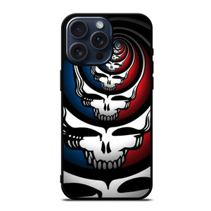 GRATEFUL DEAD SKULL LOGO ART iPhone 15 Pro Max Case Cover GRATEFUL DEAD SKULL LOGO ART iPhone 15 Pro Max Case Cover