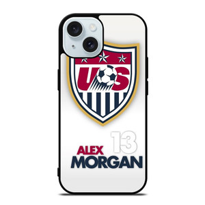ALEX MORGAN 13 USA SOCCER TEAM iPhone 15 Case Cover ALEX MORGAN 13 USA SOCCER TEAM iPhone 15 Case Cover