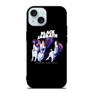 BLACK SABBATH HEAVEN AND HELL ART iPhone 15 Case Cover BLACK SABBATH HEAVEN AND HELL ART iPhone 15 Case Cover