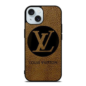 LOUIS VUITTON PARIS LV LOGO LEATHER iPhone SE 2022 Case Cover