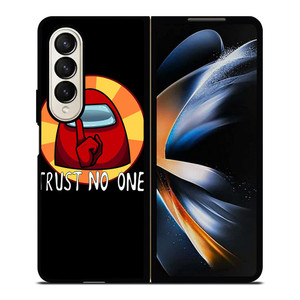 AMONG US IMPOSTOR TRUST NO ONE Samsung Galaxy Z Fold 4 Case Cover AMONG US IMPOSTOR TRUST NO ONE Samsung Galaxy Z Fold 4 Case Cover