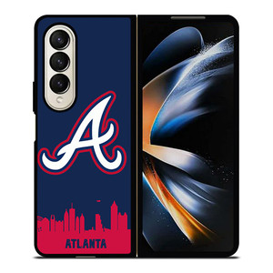 ATLANTA BRAVES BASEBALL LOGO Samsung Galaxy Z Fold 4 Case Cover ATLANTA BRAVES BASEBALL LOGO Samsung Galaxy Z Fold 4 Case Cover