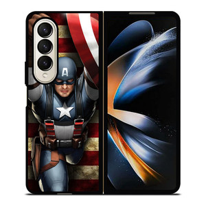 CAPTAIN AMERICA MARVEL Samsung Galaxy Z Fold 4 Case Cover CAPTAIN AMERICA MARVEL Samsung Galaxy Z Fold 4 Case Cover