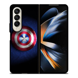 CAPTAIN AMERICA SHIELD EMBLEM Samsung Galaxy Z Fold 4 Case Cover CAPTAIN AMERICA SHIELD EMBLEM Samsung Galaxy Z Fold 4 Case Cover