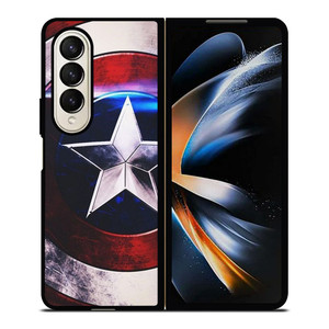 CAPTAIN AMERICA SHIELD MARVEL Samsung Galaxy Z Fold 4 Case Cover CAPTAIN AMERICA SHIELD MARVEL Samsung Galaxy Z Fold 4 Case Cover
