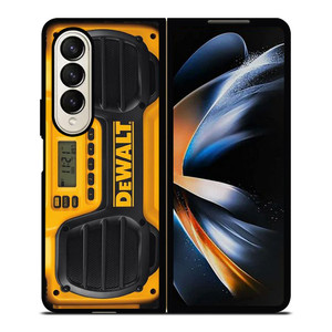 DEWALT JOBSITE RADIO Samsung Galaxy Z Fold 4 Case Cover DEWALT JOBSITE RADIO Samsung Galaxy Z Fold 4 Case Cover