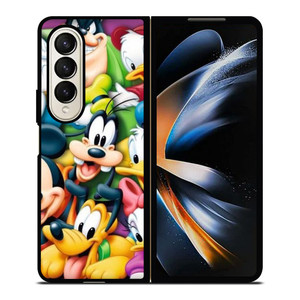 DISNEY DONALD DUCK AND FRIEND Samsung Galaxy Z Fold 4 Case Cover DISNEY DONALD DUCK AND FRIEND Samsung Galaxy Z Fold 4 Case Cover