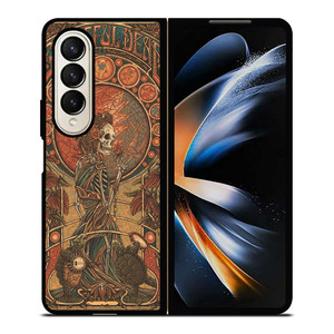 GREATEFUL DEAD BAND ICON SKULL TURTLE Samsung Galaxy Z Fold 4 Case Cover GREATEFUL DEAD BAND ICON SKULL TURTLE Samsung Galaxy Z Fold 4 Case Cover